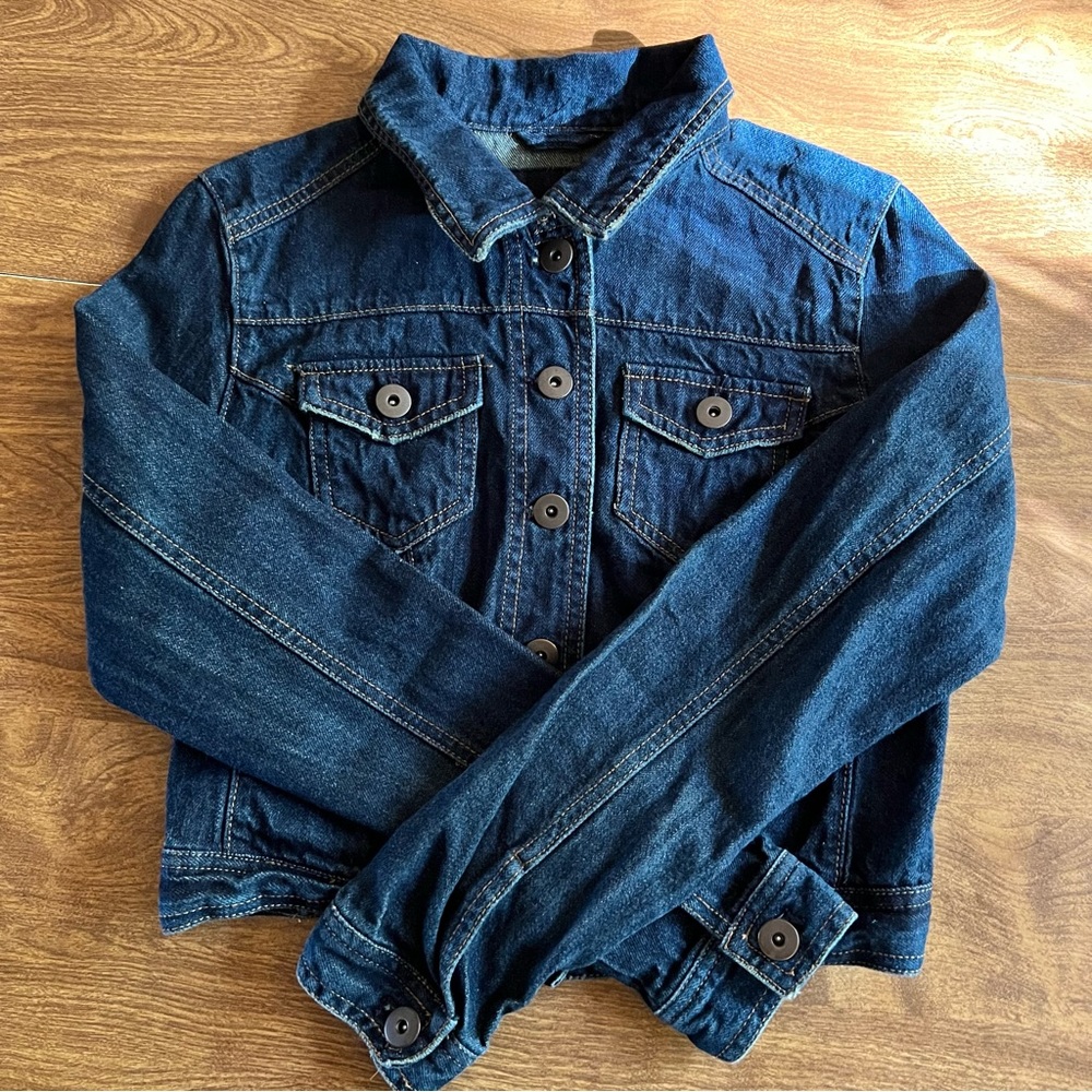 Mossimo Supply Co. Denim Big Girl Jeans Jacket kids size M - Picture 3 of 8